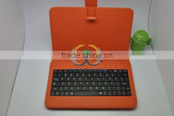 7 8 9 10 inch Tablet Mini Micro USB 2.0 Keyboard Leather Case English or Russian for multi-Lnaguage Tablet PC MID
