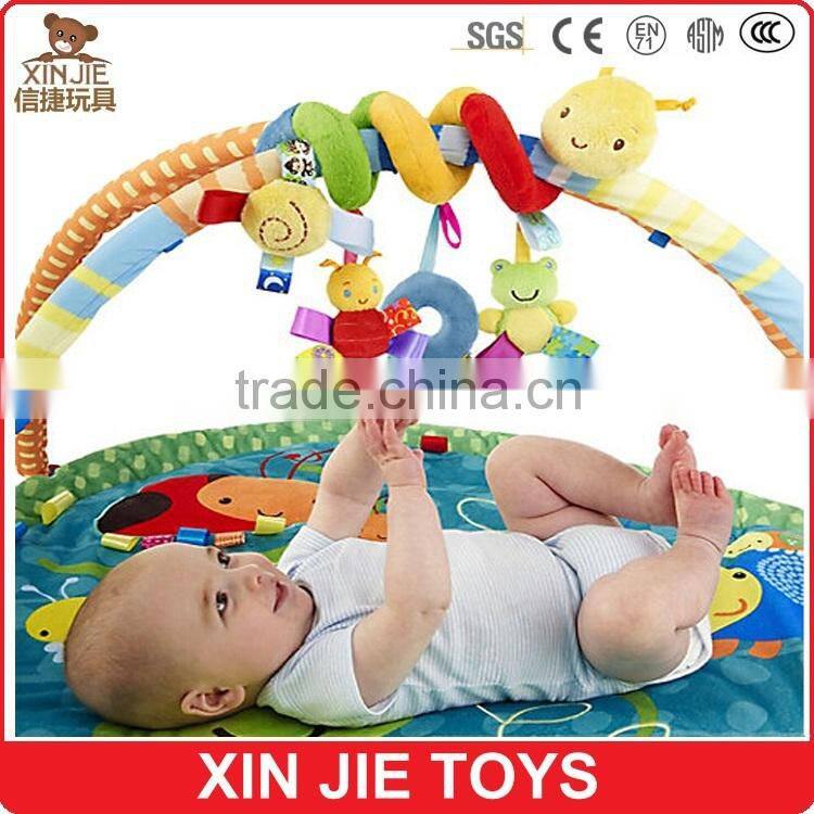 custom soft cartoon baby doll nice design jungle animal plush toy top quality baby toys