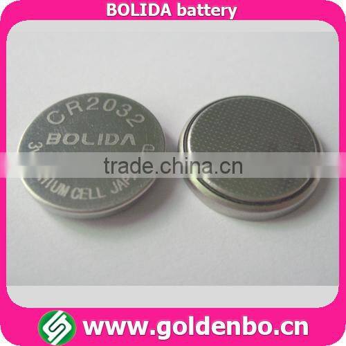 With CE&ROHS,UN38.3 certificate BOLIDA CR2032 button cell