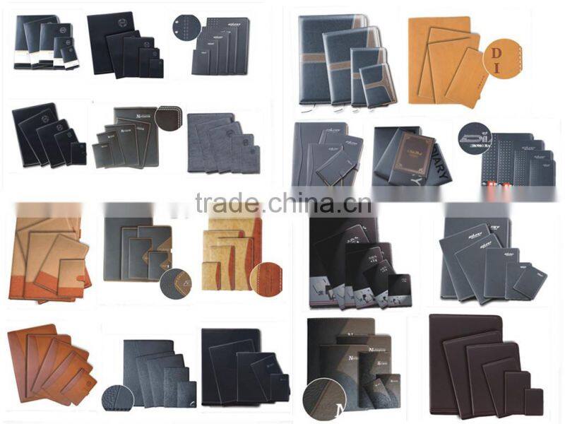 2014 leather business portfolio notebook for gift