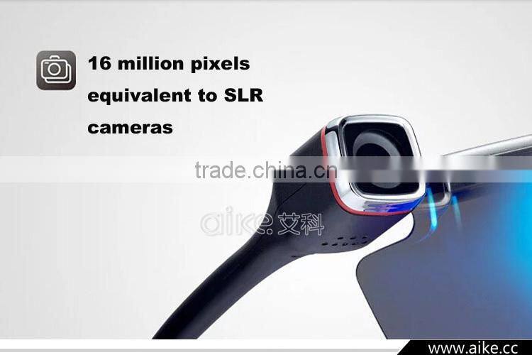 2016 New smart glasses portable camcorder hd action camera Full HD Wifi control 1080P 16 million Sport Sunglasses Camera