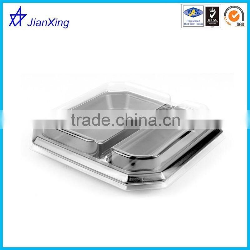 Black Rectangular Plastic Microwavable Container