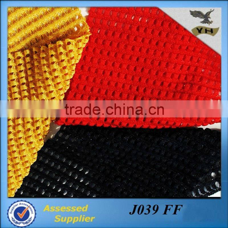 100% polyester knitted corn mesh fabric for caps