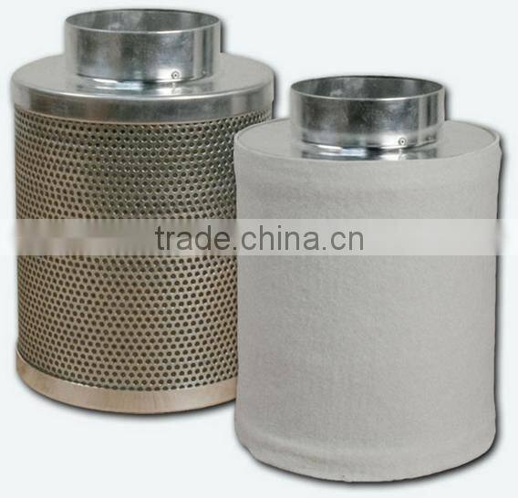 Powerful hydroponic kits 4inch 250mm carbon air filter