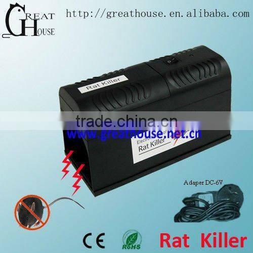 Patent humane electronic plastic mouse trap