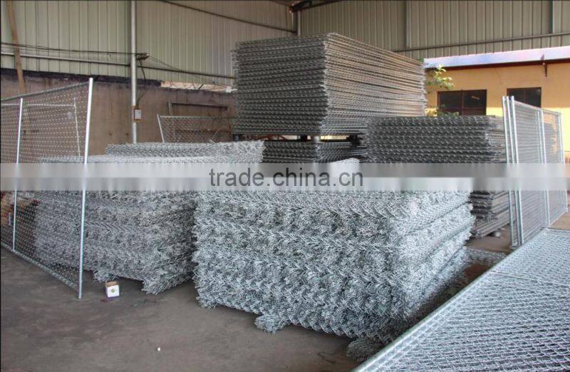 Cheap cost easily assembled spot temporary chain link fence for sale