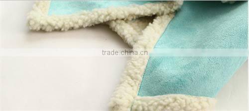 children faux fur vest without hood