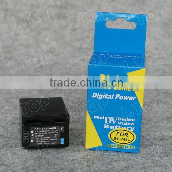 4450mAh BP-745 BP-745+ Battery For Canon Vixia HF M50 M52 M500 R30 R32 R300
