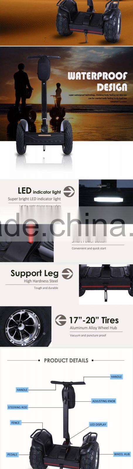 ONAN 2016 New Model Standing Up Electric Chariot For Sales Promotion