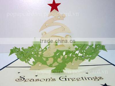 Wedding church greeting 3d handmade card