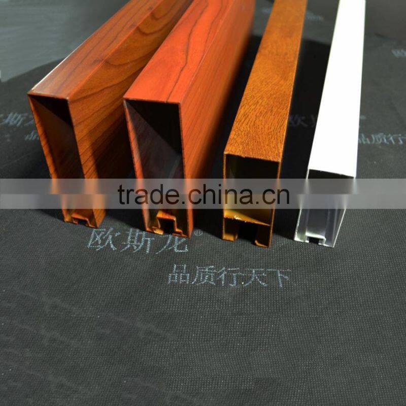 Suspended Linear Ceiling Aluminum Square Tube Screen Ceiling