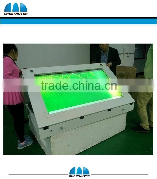 55 Inch outdoor advertising Lcd Monitor TV,Outdoor Wall mounted digital signage, outdoor 1500nits Brightness advertising player