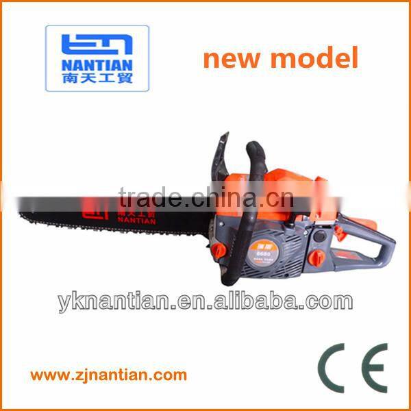 GASOLINE CHAINSAW CUTTING WOOD GAS CHAIN SAW ALUMINUM CRANKCASE