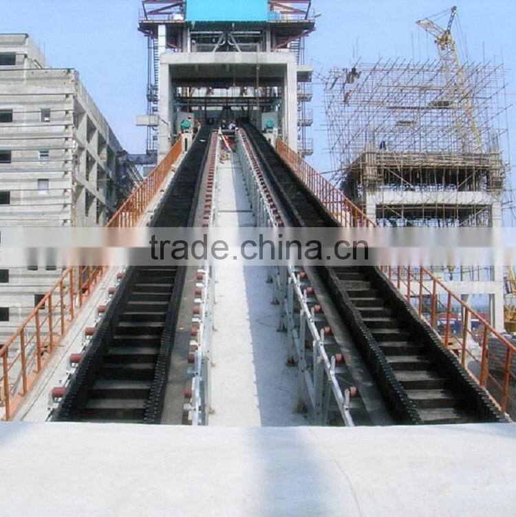 Export products polyester corrugated sidewall conveyor belt from alibaba shop