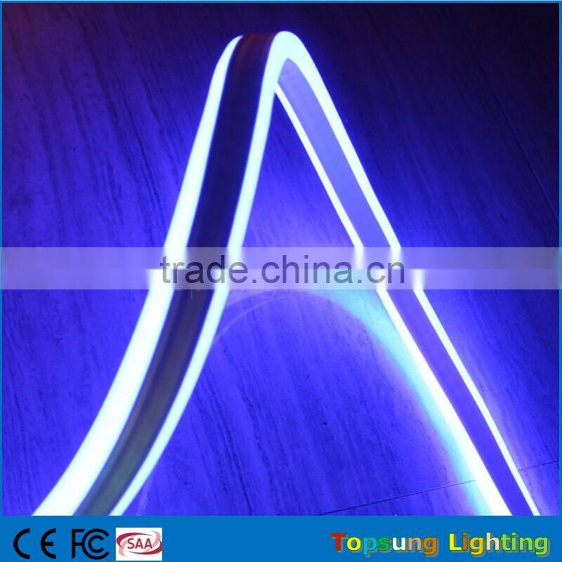 Pretty Double-sided orange ultra thin led neon flex for decoration