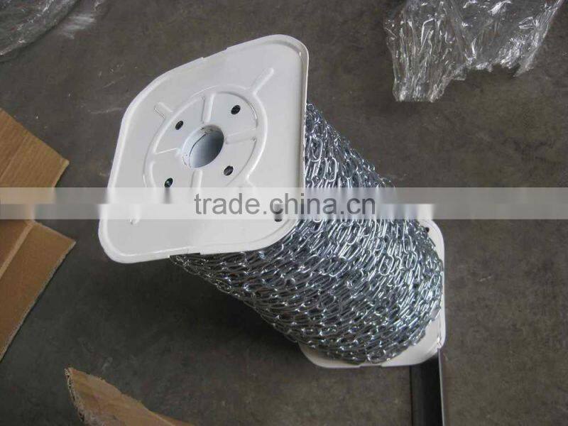 British Medium Link Chain Metal Chain Galvanized Welded Steel Medium Link Chain