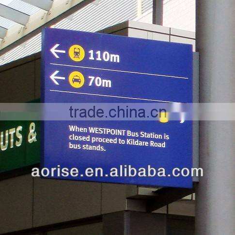 Outside double side LED lightbox