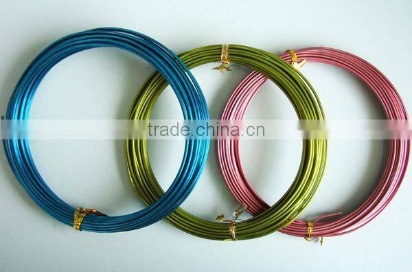 1.6mm thick colourful aluminium wire