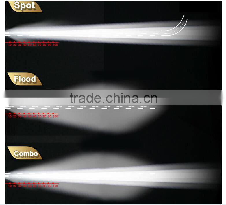 50" rgb color change led flash light bar strobe 12v blue yellow and red 50" curved led flash light bar