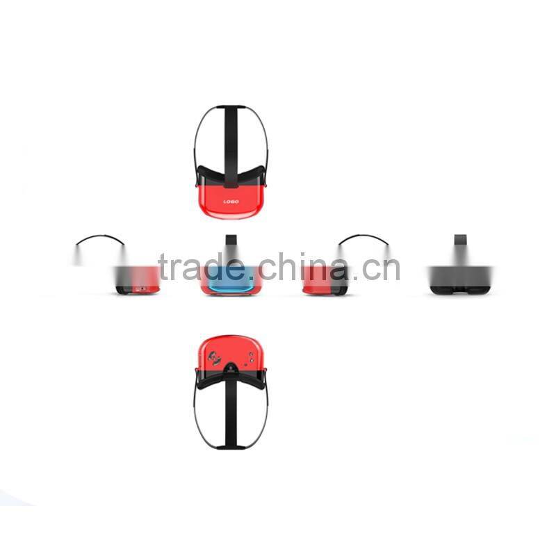 Wholesale factory price Android 4.4 5.0inch 1G/16GB virtual reality 2D/3D VR headset android VR 3D, android virtual box,