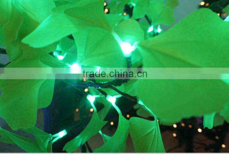 Outdoor LED christmas ginkgo Tree light