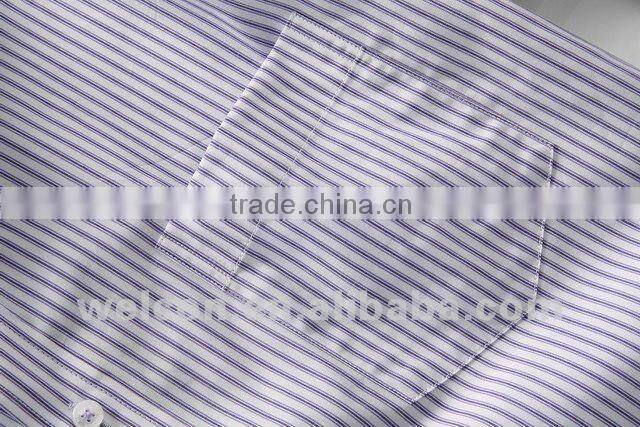 classic long sleeve latest brand design pink stripe slim fit 100% cotton business formal men dress shirt