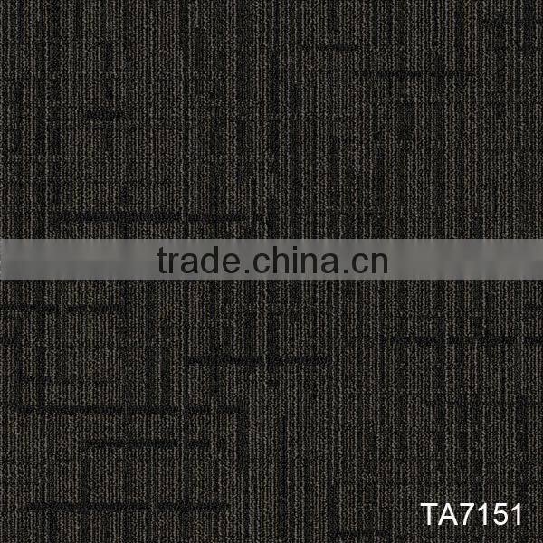 Fireproof carpet tile for office