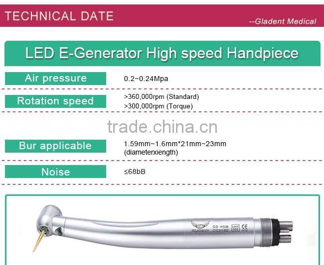 Cheap dental led handpiece high speed