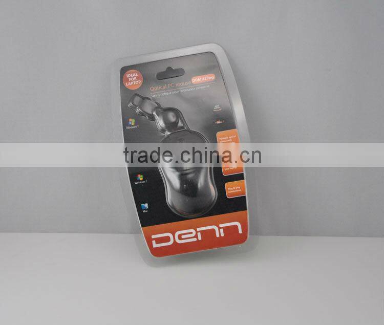 Folding plastic package boxes for electronics adapter/earphone/USB etc.
