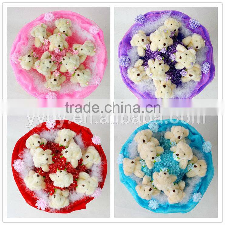 Lovely valentine bear flowers valentine day gift