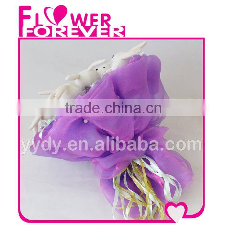 Plush Rabbit Bouquet Unique Birthday Gifts