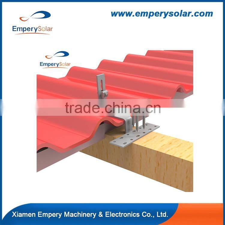 Photovoltaic Tile Rooftop Solar Hook for Residential Solar Moounting