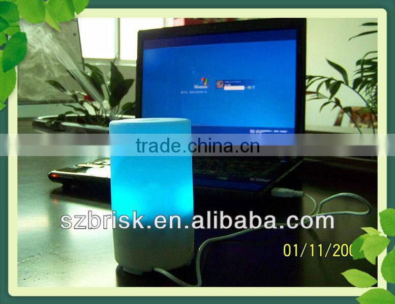 USB Air Humidifier Purifier Aroma Diffuser Vaporizer Freshener LED Light