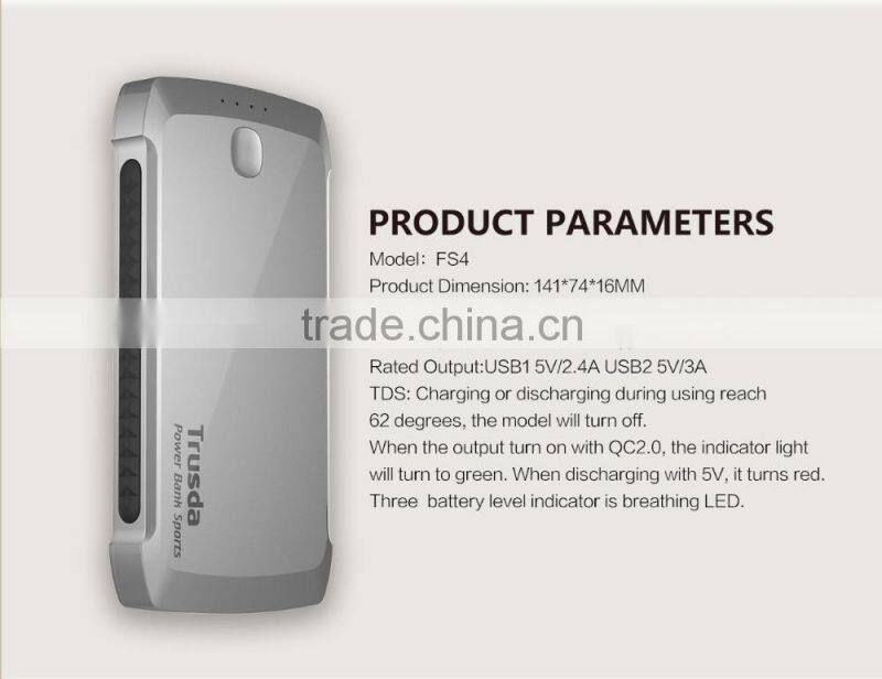 Trusda New release Type-c quick charger power bank 10000 mah