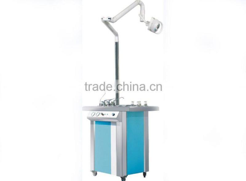 Single-station stainless steel ENT medical treatment Unit with imported pump