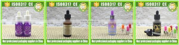 Screw Cap Sealing Type black frosted glass dropper bottle