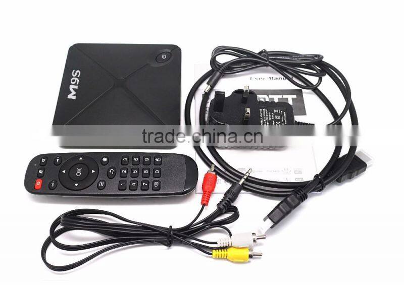 2GB RAM and 8GB ROM M9s android tv box amlogic s812 m9s octa core android4.4 kodi 16.0