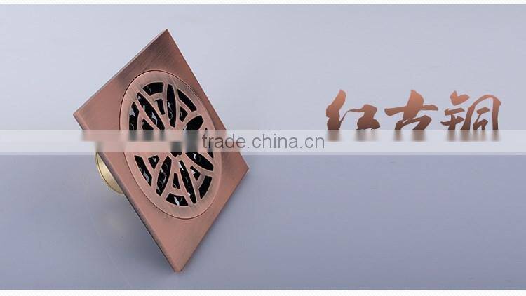 LABRAZE LE8404H bathroom/kitchen brass floor drains with Antique brushed