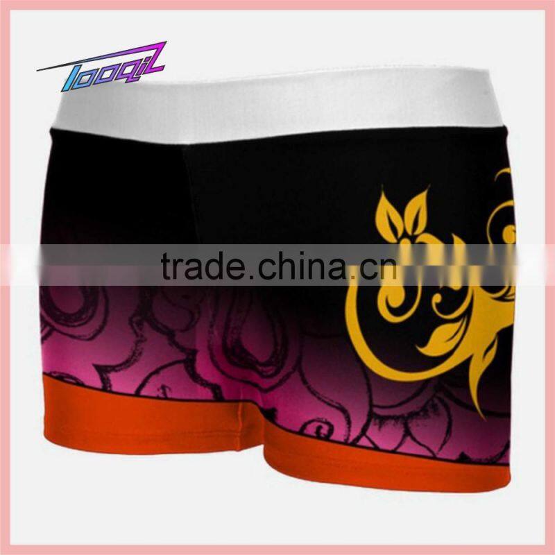 China graphic Cheerleadering practice shorts