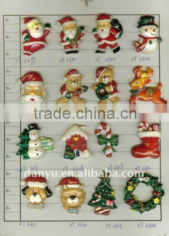 Flat back resin craft(Cabochon) for deceration- Christmas