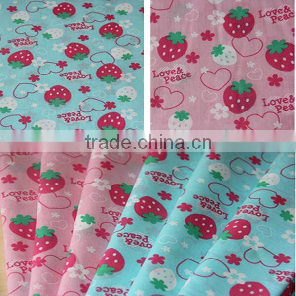 polyester fabric pigment printing fabric cartoon for children's clothing