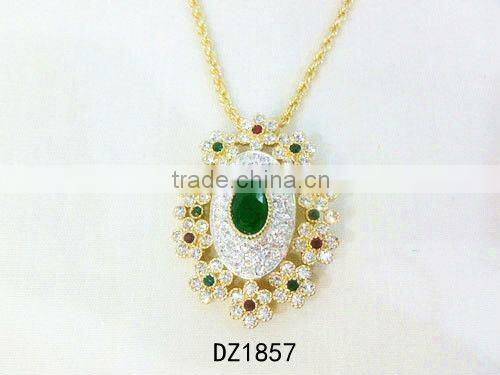 Gold pendent wholesale initial pendent jewelry for muslim allah pendent