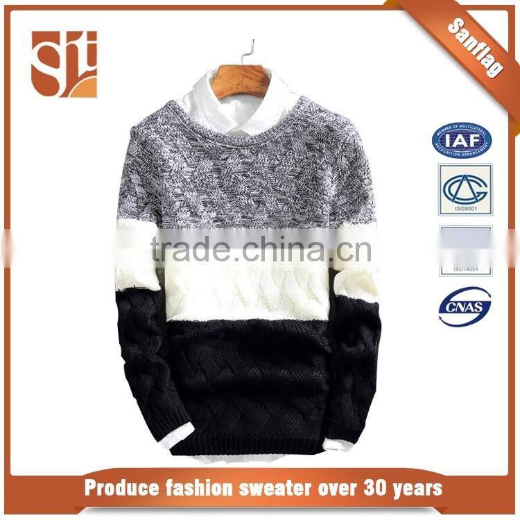 Best selling latest sweater designs for men,mens latest design winter sweater wholesale China manufacturer