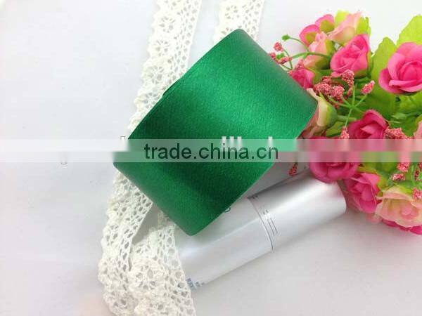 Wholesale 2" inch 50mm 100% Polyester Single Face Colorful Satin Ribbon For Christmas Craft Party Wedding Festival 25Yds/roll