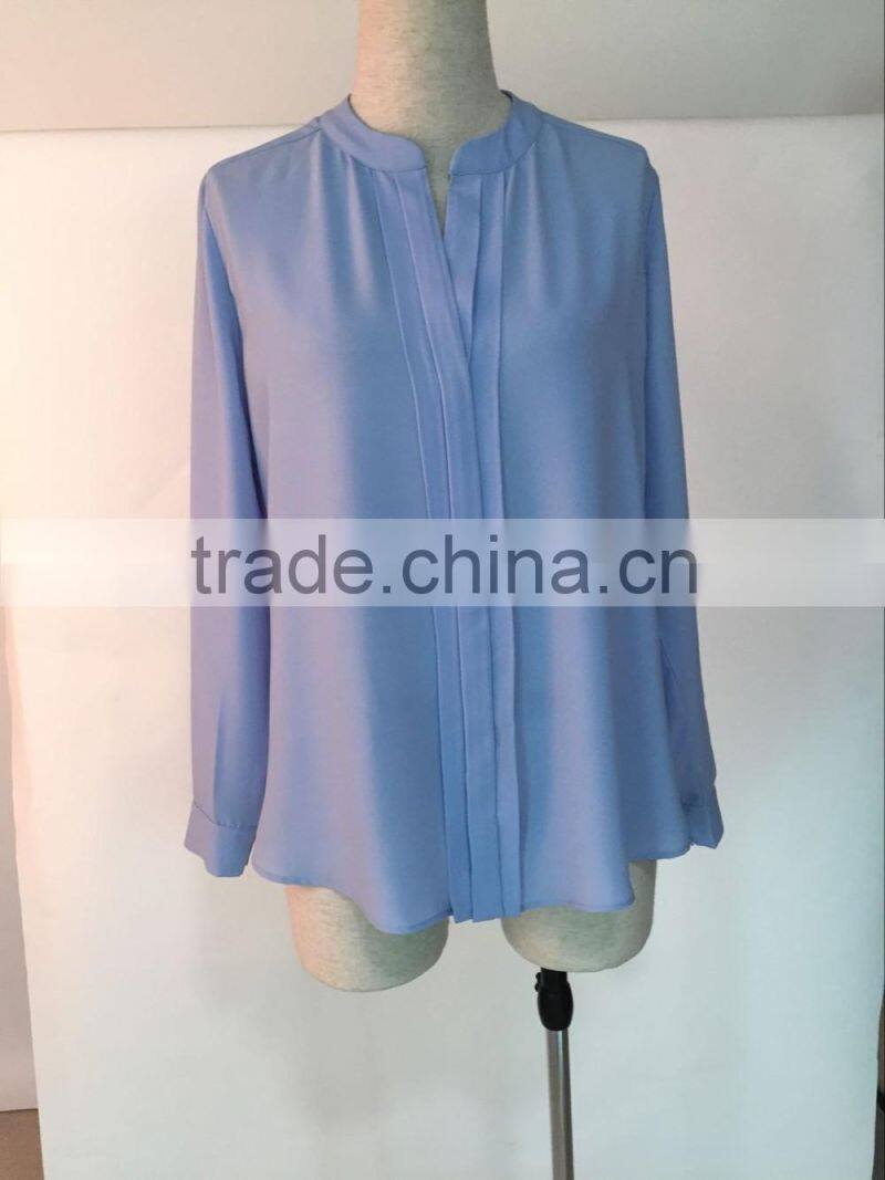 latest blouse design pictures woman polka dot blouse top long sleeve Bulk wholesale blouse manufacture