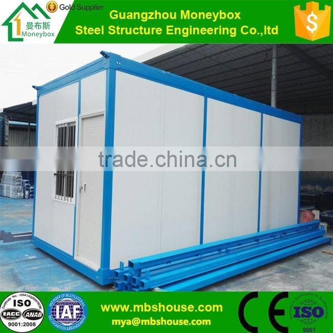 Easy prefab container movable detachable container house labor camp worker dormitory on site