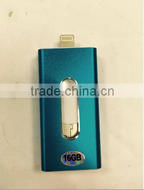 cheap 8GB/16GB/32GB/64GB i flash drive HD OTG usb flash drive for i-Phone/i-Pad expansion memory gift box paypal