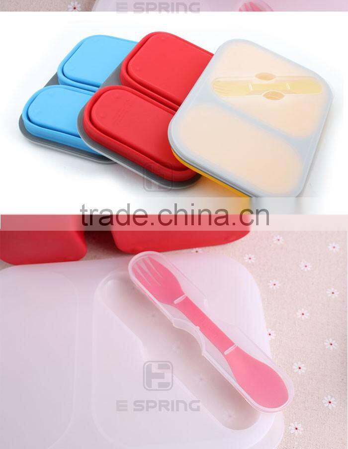 Microwaveable Tableware Bento Lancheira Dinnerware Set Lunch Box for Kids