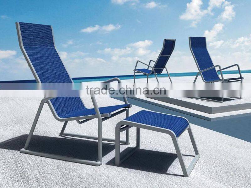 2016 New design modern outdoor beach sun lounger swimmingpool chair