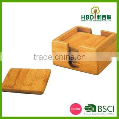 Bamboo coaster set , bamboo coaster , cup mat